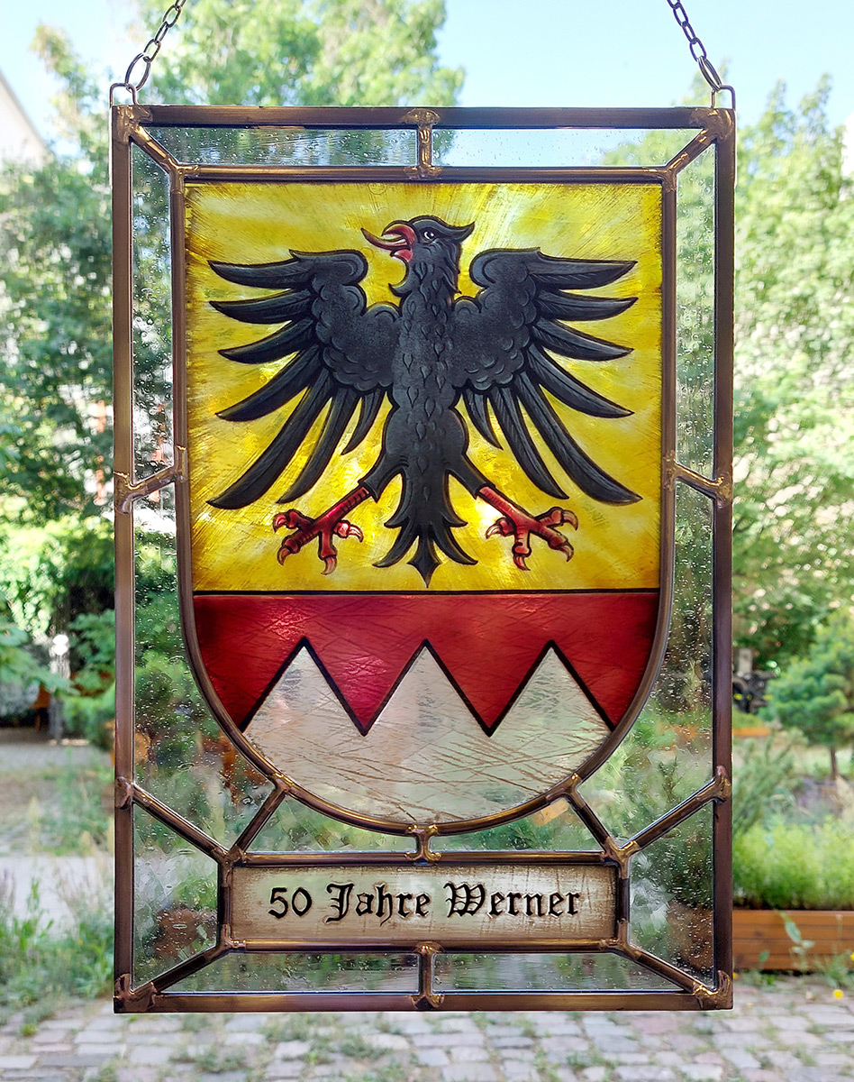 Glasmalerei und Bleiverglasung