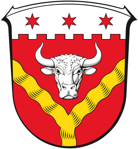 Das Ortswappen von Stierbach